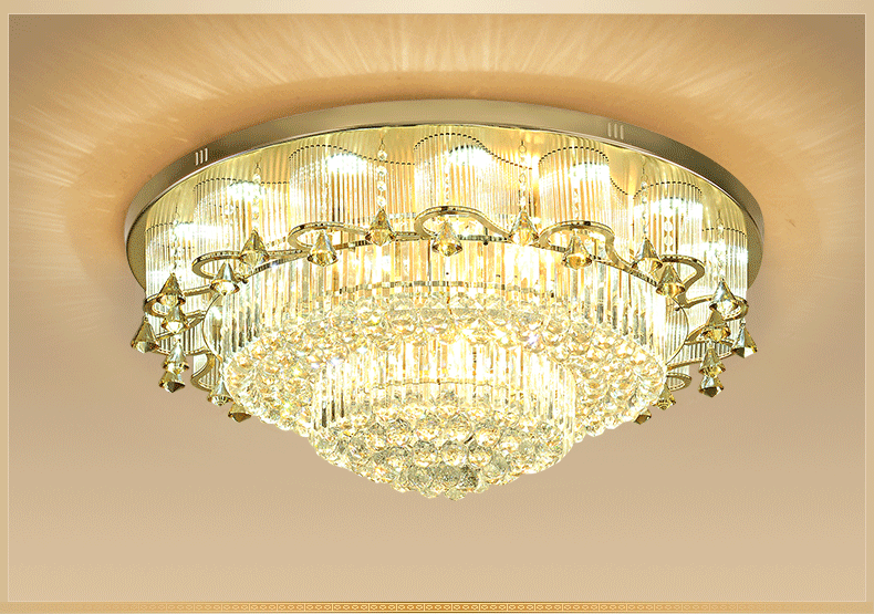 Đèn ốp trần pha lê cao cấp kiểu dáng sang trọng CM206-2